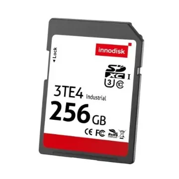 InnoDisk 256 GB Industrial SD SD Card, Class10, UHS-3 - DESDC-B56S06GW1SL product image