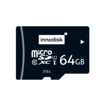 InnoDisk 64 GB Industrial MicroSD Micro SD Card, Class 10, UHS-1 - DESDM-64GS06GW1SL product image