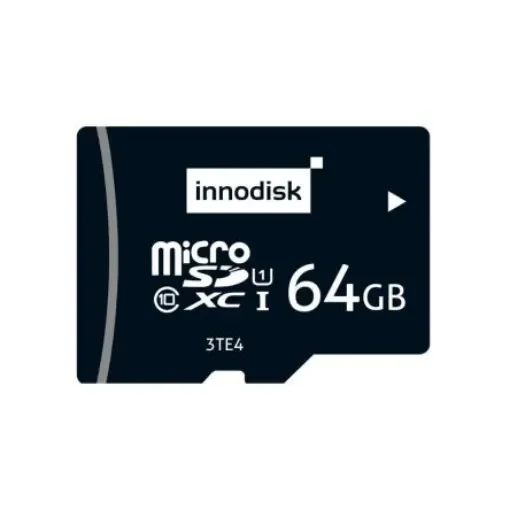 InnoDisk 64 GB Industrial MicroSD Micro SD Card, Class 10, UHS-1 - DESDM-64GS06GW1SL product image
