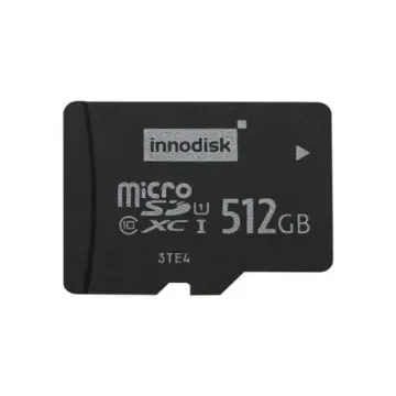 InnoDisk 512 GB Industrial MicroSD Micro SD Card, Class 10, UHS-1 - DESDM-C12S06GW1SL product image