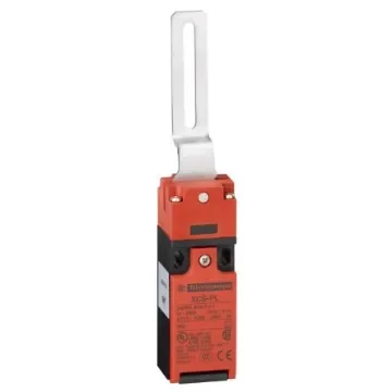 Telemecanique Sensors XCS Safety Interlock Switch, 2NC/1NO, Elbowed Flush Lever Actuator Included, Polyamide, Guard Lock - XCSPL981 product image