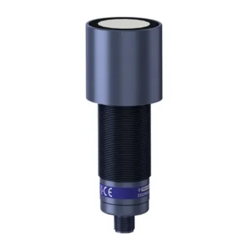 Telemecanique Sensors Ultrasonic Threaded Barrel Proximity Sensor, M30, 8 m Detection, PNP NO/NC, 24 V dc - XXS30P8VPM12 product image