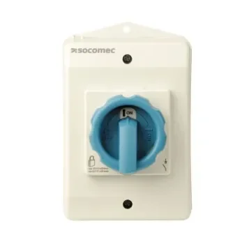 Socomec 3P Pole Wall Mount Switch Disconnector - 40A Maximum Current, 20kW Power Rating, IP65 - 21153304 product image