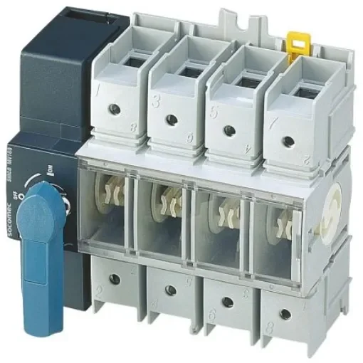 Socomec 4P Pole DIN Rail Switch Disconnector - 100A Maximum Current, 45kW Power Rating - 22004110 product image