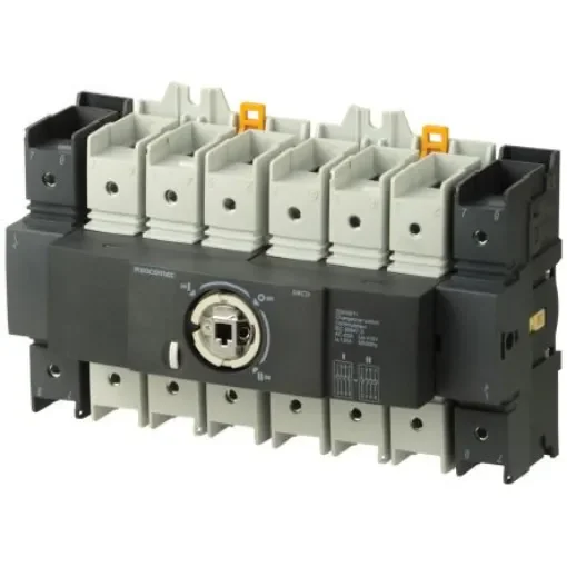 Socomec 4P Pole DIN Rail Changeover Switch - 125A Maximum Current, 56.3kW Power Rating - 22304011 product image