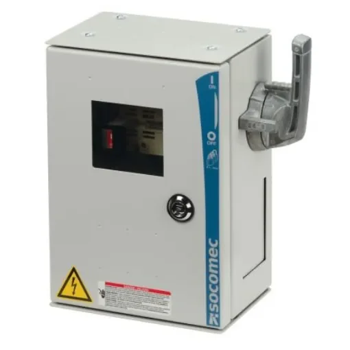 Socomec 4 Pole Wall Mount Isolator Switch - 125A Maximum Current, IP65 - 32734012 product image