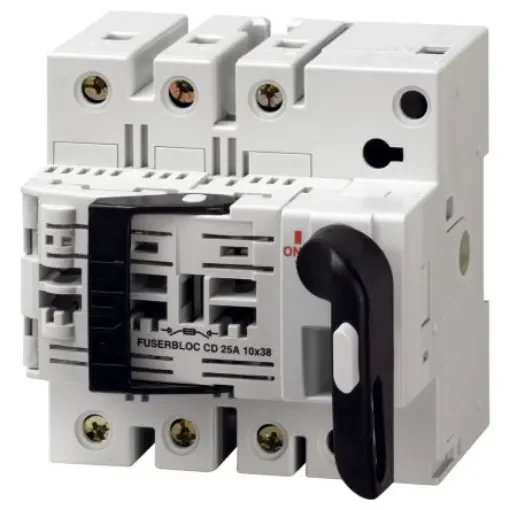 Socomec Fuse Switch Disconnector, 3 Pole, 32A Max Current, 32A Fuse Current - 36315003 product image