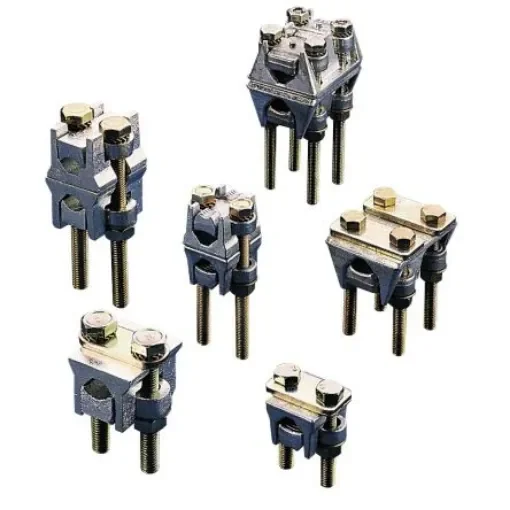 Socomec Silver Aluminium Cable Clamp, 17mm Max. Bundle - 45000013 product image