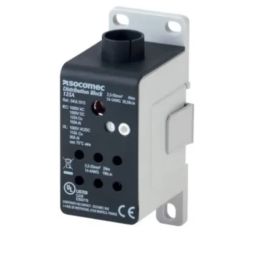 Socomec Distribution Block, 1 Way - 54UL1012 product image