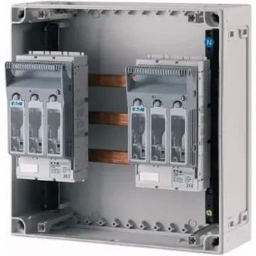 xEnergy Safety Ci Distribution Board Enclosure, 2 Way, 400 A - 194572 CI44-S60-400/3-2XNH00 product image
