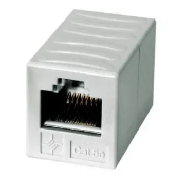 Telegartner Single-Port RJ11, RJ12, RJ45 Ethernet Coupler, Cat6a, Shielded - J00029A0062 product image