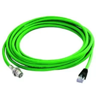 Telegartner, 500mm Cat6a, Green M12 to Female RJ45 Male, Terminated - L82100A0000 product image