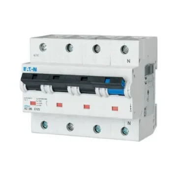 xEffect MCB, 3P, 80A Curve D, 400V AC, 60V DC, 20 kA Breaking Capacity - 211825 AZ-3N-D80 product image