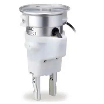 SMC 2 Finger Double Action Pneumatic Gripper, JMHZ2-16D-X7400B-HC10-P, Parallel Gripping Type product image