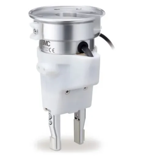 SMC 2 Finger Double Action Pneumatic Gripper, JMHZ2-16D-X7400B-HC10DT-P, Parallel Gripping Type product image