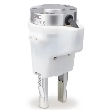 SMC 2 Finger Double Action Pneumatic Gripper, JMHZ2-16D-X7400B-CRX, Parallel Gripping Type product image