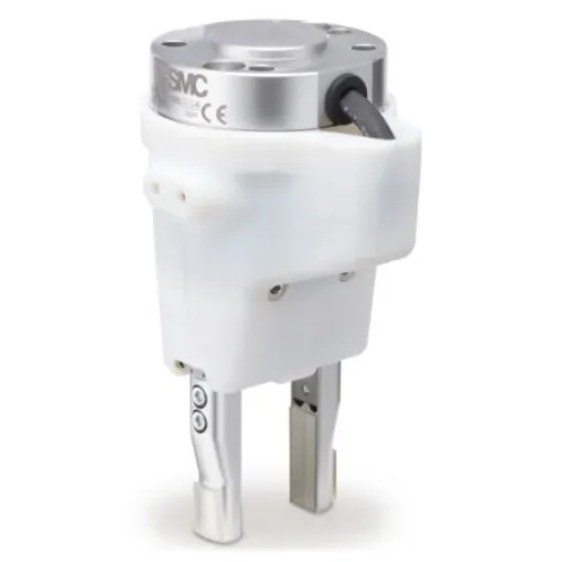 SMC 2 Finger Double Action Pneumatic Gripper, JMHZ2-16D-X7400B-CRX, Parallel Gripping Type product image