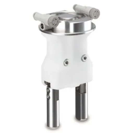 SMC 2 Finger Double Action Pneumatic Gripper, JMHZ2-16D-M9PW-X7500-KA, Parallel Gripping Type product image