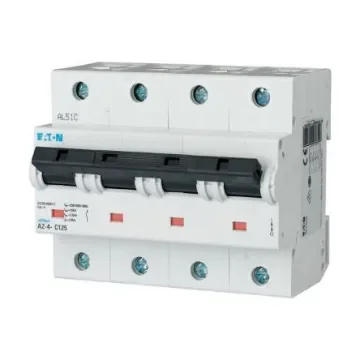 xEffect MCB, 4P, 20A Curve C, 400V AC, 60V DC, 25 kA Breaking Capacity - 211772 AZ-4-C20 product image