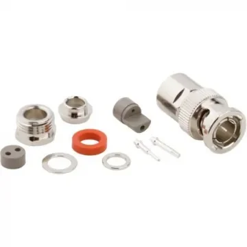 Amphenol RF Plug Cable Mount Twinax Connector, Clamp Termination, Straight Body - 031-224 product image