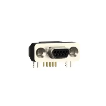 Norcomp 581 9 Way Right Angle Panel Mount D-sub Connector Plug, 1.27mm Pitch - 581-M09-113L462 product image