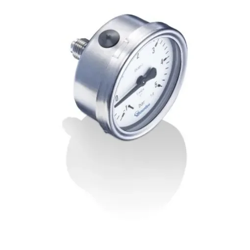 Bourdon G 1/4 Analogue Pressure Gauge 25bar Back Entry 63mm Outside Diameter - MEX3-F21.B26 product image