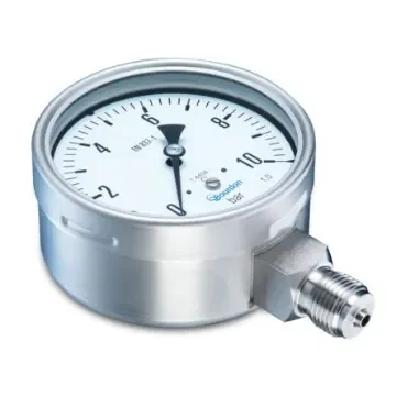 Bourdon G 1/2 Analogue Pressure Gauge 0bar Bottom Entry 100mm Outside Diameter - MEX5-D31.B59 product image