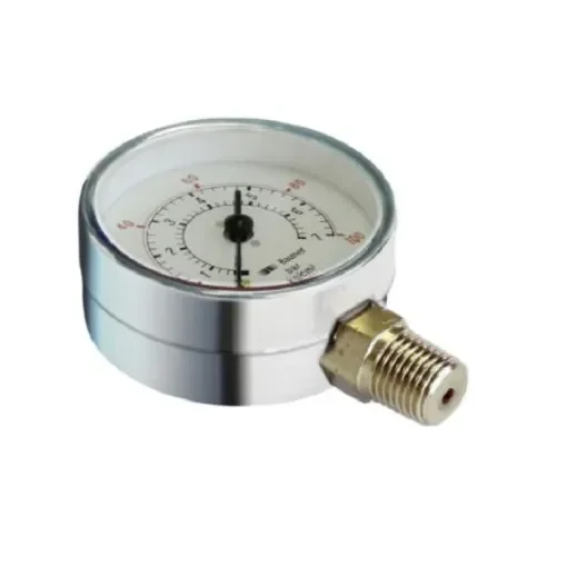 Bourdon NPT 1/4 Analogue Pressure Gauge 11bar Bottom Entry 50mm Outside Diameter - MTR2-D50.B94 product image