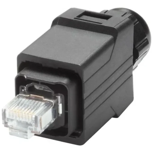 Siemens Plug Ethernet Connector, Cable Mount, Cat5 Straight 2 x 2 Port 4 -Way - 6GK19011BB106AA0 product image