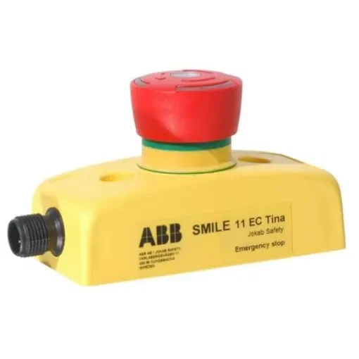 ABB Smile 11 EC Tina Series Emergency Stop Push Button - 2TLA030050R0900 product image