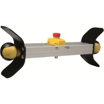 ABB 1 Button Safety Two Hand Control Switch, Black, Yellow, JSTD25 Series - 2TLA020007R6900 product image