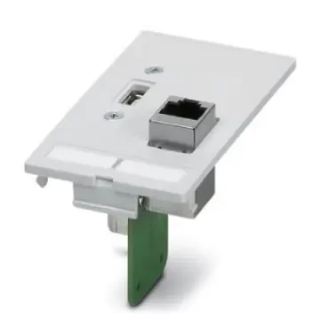 Phoenix Contact Cat5e RJ45 Data Front Plate,With Shielded Shield Type - 1404499 product image