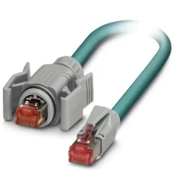 Phoenix Contact, 5m Cat6, Blue RJ45 to Male RJ45 Male, S/FTP Shielded, Terminated - 1415490 product image