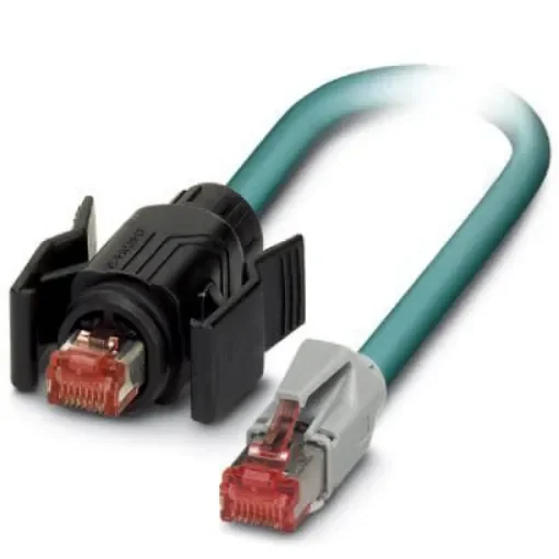 Phoenix Contact, 5m Cat6, Blue RJ45 to Male RJ45 Male, S/FTP Shielded, Terminated - 1415526 product image