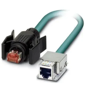 Phoenix Contact, 5m Cat6, Blue RJ45 to Male RJ45 Female, S/FTP Shielded, Terminated - 1415856 product image
