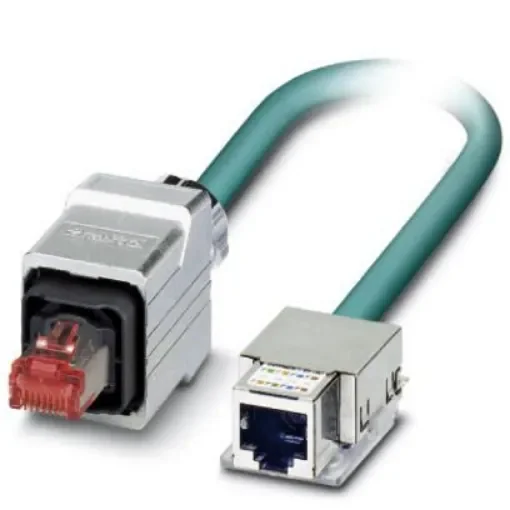 Phoenix Contact, 5m Cat6a, Blue RJ45 to Male RJ45 Female, S/FTP Shielded, Terminated - 1415953 product image