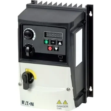 Variable Speed Drive, 0.75 kW, 3 Phase, 230, 4.3 A, VFD DC1 Series - 199414 DC1-324D3FN-A6SOE1 product image