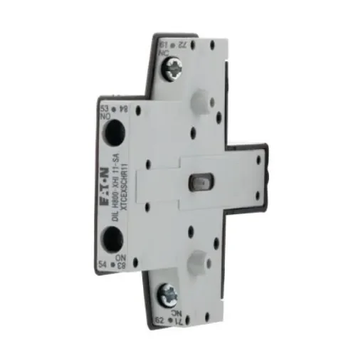 Auxiliary Contacts Module, 2 Contact, 1NC, 1NO, Side Mount, Eaton Moeller DILH DILH - 199559 DILH800-XHI11-SA product image