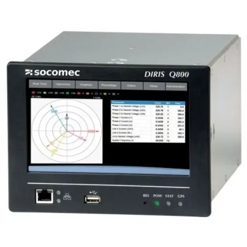 Socomec Power Quality Analyser, 3-Phase, 1000V Max - 48260100 product image