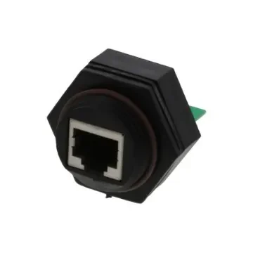 Brad from Molex Female Ethernet Connector, PCB Mount Straight 1 Port - 1300550016 product image