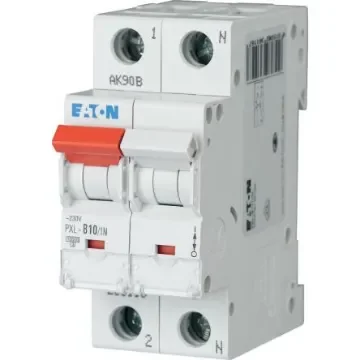 xPole - PXL PXL MCB, 1P, 10A Curve C, 230V AC, 10 kA Breaking Capacity - 236163 PXL-C10/1N product image