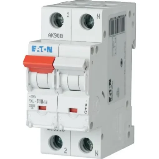 xPole - PXL PXL MCB, 1P, 10A Curve C, 230V AC, 10 kA Breaking Capacity - 236163 PXL-C10/1N product image