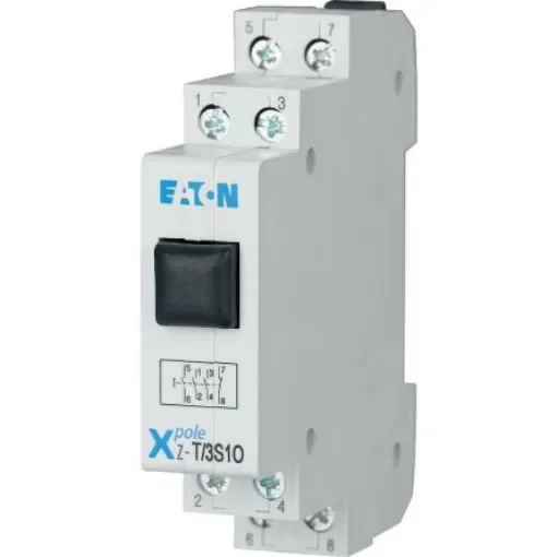 Z-T Series Push Button Switch, DIN Rail, 4 NO, 400V, IP40 - 248328 Z-T/4S-G product image
