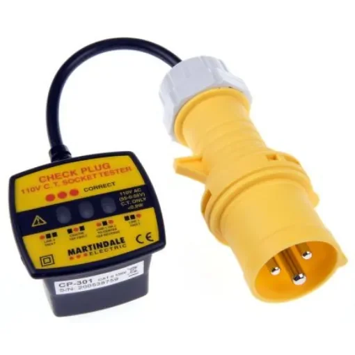Martindale, Model CP-301 Socket Tester 16A 110V ac CAT II 150 V - CP301 product image