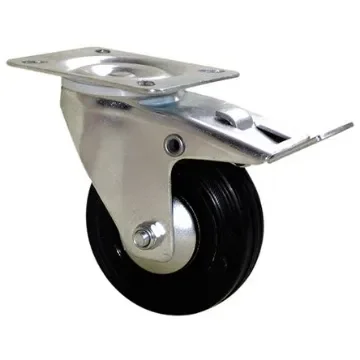 Guitel Hervieu Braked Swivel Castor Wheel, 100kg Capacity, 100mm Wheel - 12755102 product image