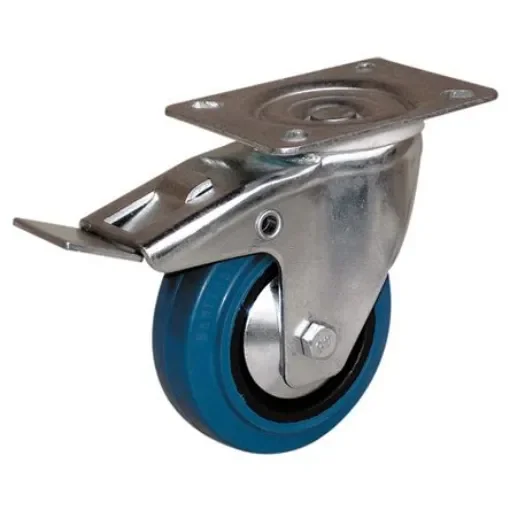 Guitel Hervieu Braked Swivel Castor Wheel, 150kg Capacity, 100mm Wheel - 12707221 product image