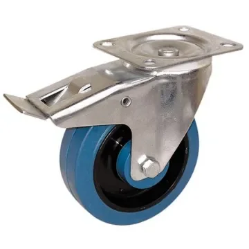 Guitel Hervieu Braked Swivel Castor Wheel, 250kg Capacity, 125mm Wheel - 13517222 product image
