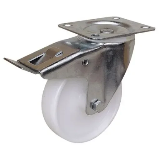 Guitel Hervieu Braked Swivel Castor Wheel, 175kg Capacity, 150mm Wheel - 13510607 product image