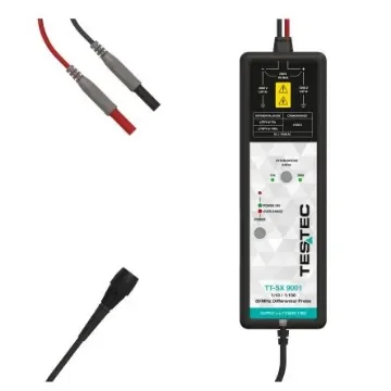 Testec TT-SX 9000 Series TT-SX 9001 Oscilloscope Probe, Differential Type, 30MHz, 1:10, 1:100, BNC Connector product image