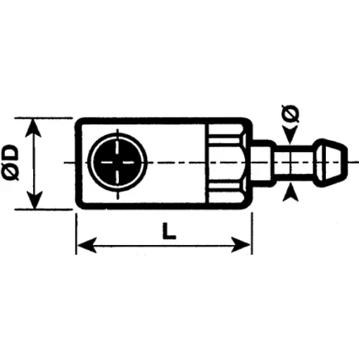 Staubli – Fluid Connectors Safety Quick Connect Coupling, 10mm Hose Barb - ERS 06.1810 product image